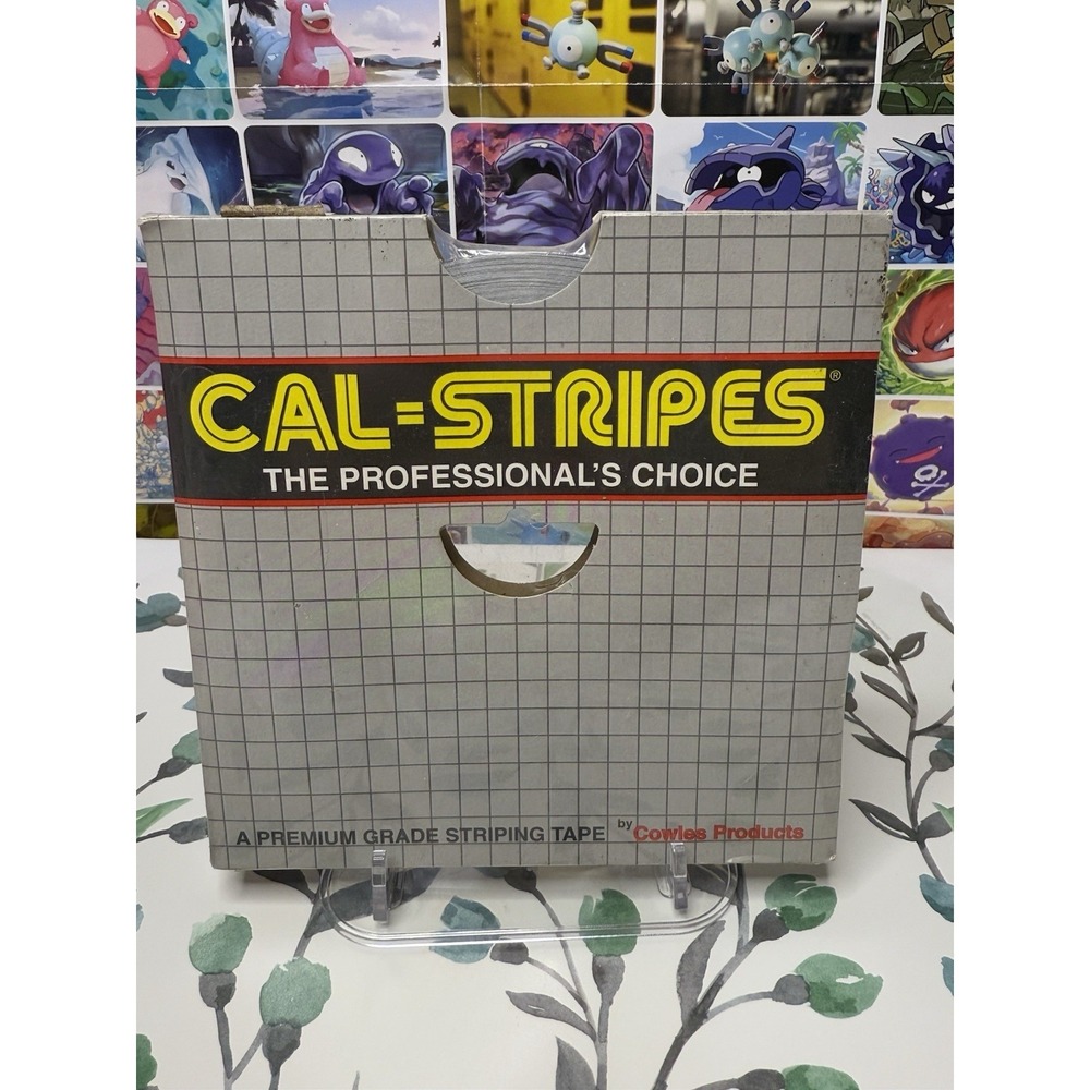CAL-STRIPES Professional Striping Tape Silver Blue Metallic 5/16" x‎ 150 ft
